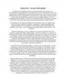 ENSAYO AXOLOTL- JULIO CORTAZAR