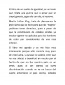 Ensayo: Un sueño de igualdad