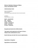 Relaciones públicas.