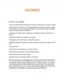 Informe de la nueva tecnologia