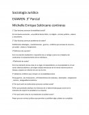 Sociología Jurídica EXAMEN: 3° Parcial