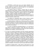 AUDITORIA; se podría decir que es una examen sistemático para la revisión y evaluación de un proyecto