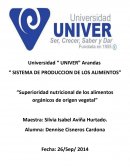 Sistema de produccion de los alimentos