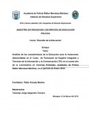 Análisis de las características de la Educación para la Autonomía, desarrolladas en el Curso de Formación de Español Integrado y Técnicas de la Información y la Comunicación