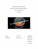 Trabajo- Proyecto(El CALENTAMIENTO GLOBAL).