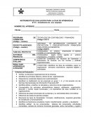 INSTRUMENTO DE EVALUACION PARA LA GUIA DE APRENDIZAJE