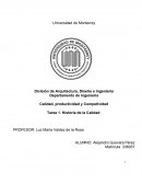 Historia y evolución de la Calidad