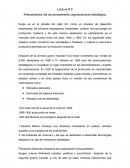 Lectura # 5 Antecedentes del de pensamiento organizacional estratégico