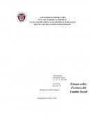 Factores del cambio Social