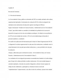 Capítulo II: Revisión de Literatura. Página 1
