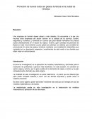 Promoción de nuevos costos en paseos turísticos en la ciudad de Chiclayo