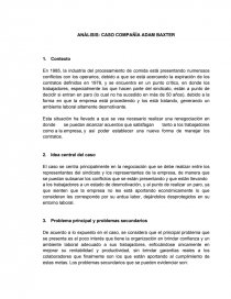 ANALISIS CASO ADAM BAXTER.. Página 1