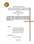 EL ENTORNO FAMILIAR Y SU INCIDENCIA EN LA HIPERACTIVIDAD DE LAS NIÑAS Y NIÑOS DE PRIMER AÑO DE EDUCACION GENERAL BÁSICA DEL CENTRO DE EDUCACIÓN INFANTIL