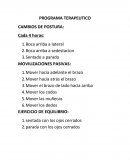 Programa de rehabilitación para para pacientes con síndrome de reposo prologado
