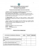 TECNOLOGO EN MANTENIMIENTO MECANICO INDUSTRIAL