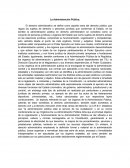 Ensayo sobre la Administración Pública.