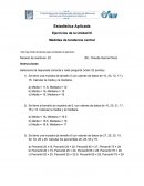 Ejercicios de la Unidad III Medidas de tendencia central