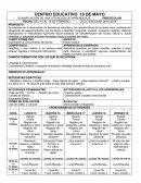 Planificación Preescolar semana de la bandera