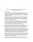 EL IMPACTO DEL CONTROL DE COSTOS EN LA RENTABILIDAD DE LAS EMPRESAS MANUFACTURERAS