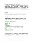 Antecedentes exportacion