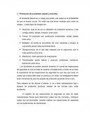 Prevencion de accidentes causas y acciones