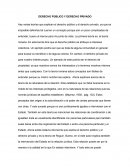 DERECHO PÚBLICO Y DERECHO PRIVADO.