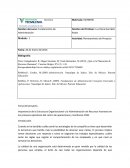 Fundamentos de Administración. Planteamiento de Proyecto