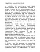 PRINCIPICIOS DEL APRENDIZAJE