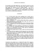 El CONTRATO DE COMODATO.