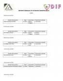 REPORTE MENSUAL DE ATENCIÓN ODONTOLOGÍA
