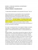 ESPAÑOL Y LITERATURA COMPARADA CONTEMPORANEA.