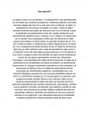 La etapa numero uno se llamaba “La Adolescencia”