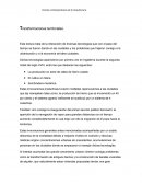 Transformaciones territoriales