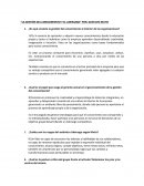 La gestión del conocimiento y el liderazgo