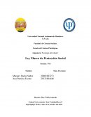 Ley marco de protección social.