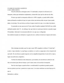 CUADRO DE MANDO LOGISTICO CASO MERCADONA. Página 1