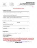 Papeles servicio social.