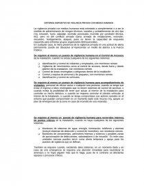 CRITERIOS DISPOSITIVO VIGILANCIA PRIVADA. Página 1