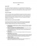 Reanimación Cardio Pulmonar (RCP) ¿Qué es RCP?