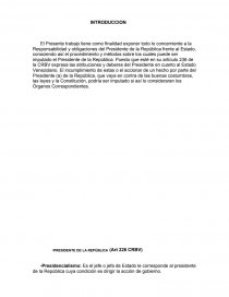 CARACTERÍSTICAS DE LOS GOBIERNOS PRESIDENCIALES. Página 3