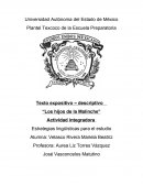 Texto expositivo – descriptivo: “Los hijos de la Malinche”