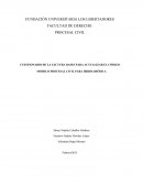 CUESTIONARIO DE LA LECTURA BASES PARA ACTUALIZAR EL CÓDIGO MODELO PROCESAL CIVIL PARA IBEROAMÉRICA