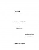 DENOMINACIÓN DE LA PROPUESTA PEDAGÓGICA.