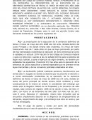 Incidente de prescripción de sentencia mercantil