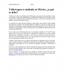 Volkswagen es multada en México, ¿a qué se debe?