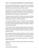 Las Practicas Evaluativas