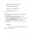 Clasificación y viabilidad de un proyecto La empresa madera Rain Forest
