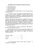 Programa de fin de curso.