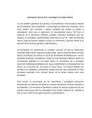 Importancia del uso de la tecnología en el campo laboral.