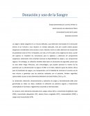 Donación y usos de la sangre